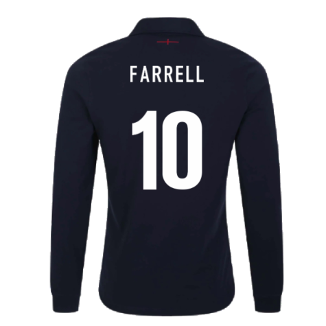 2023-2024 England Rugby Alternate LS Classic Shirt (Farrell 10)