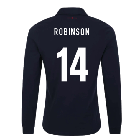 2023-2024 England Rugby Alternate LS Classic Shirt (Robinson 14)