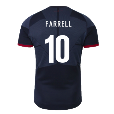 2023-2024 England Rugby Alternate Pro Jersey (Farrell 10)