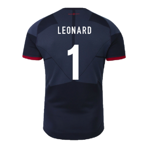 2023-2024 England Rugby Alternate Pro Jersey (Leonard 1)