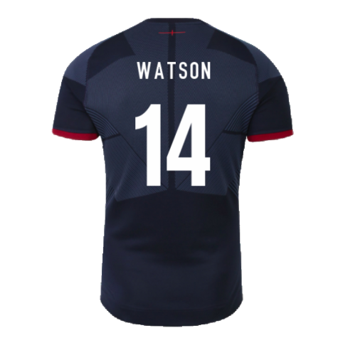 2023-2024 England Rugby Alternate Pro Jersey (Watson 14)