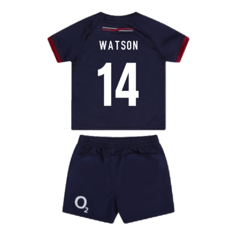 2023-2024 England Rugby Alternate Replica Baby Kit (Watson 14)