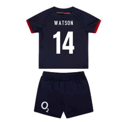 2023-2024 England Rugby Alternate Replica Infant Kit (Watson 14)