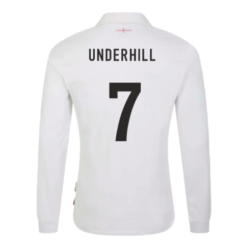 2023-2024 England Rugby Home LS Classic Jersey (Underhill 7)