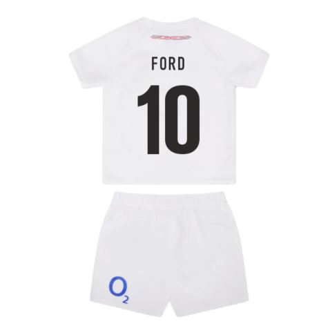 2023-2024 England Rugby Home Replica Infant Kit (Ford 10)