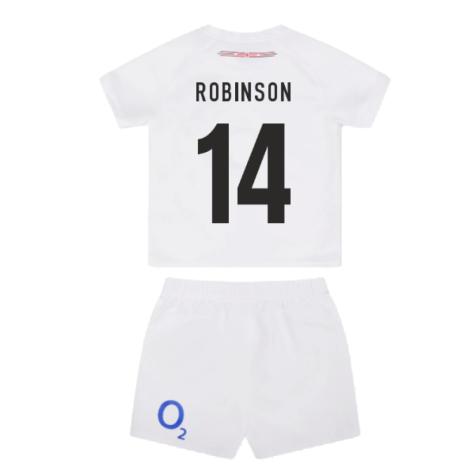 2023-2024 England Rugby Home Replica Infant Kit (Robinson 14)