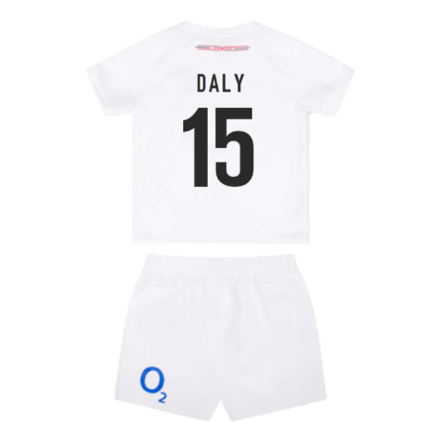 2023-2024 England Rugby Home Replica Infant Mini Kit (Daly 15)