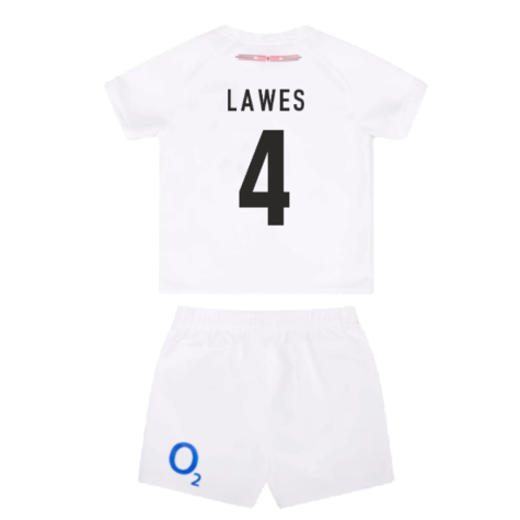 2023-2024 England Rugby Home Replica Infant Mini Kit (Lawes 4)