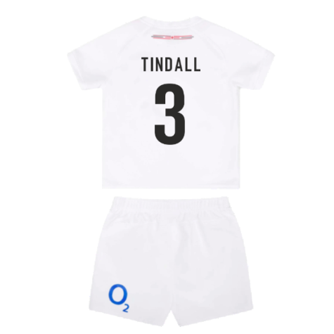 2023-2024 England Rugby Home Replica Infant Mini Kit (Tindall 3)