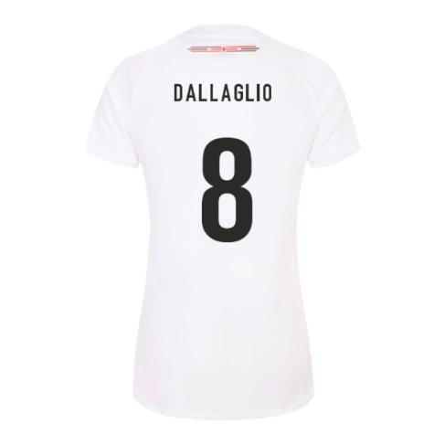 2023-2024 England Rugby Home Replica Shirt (Womens) (Dallaglio 8)