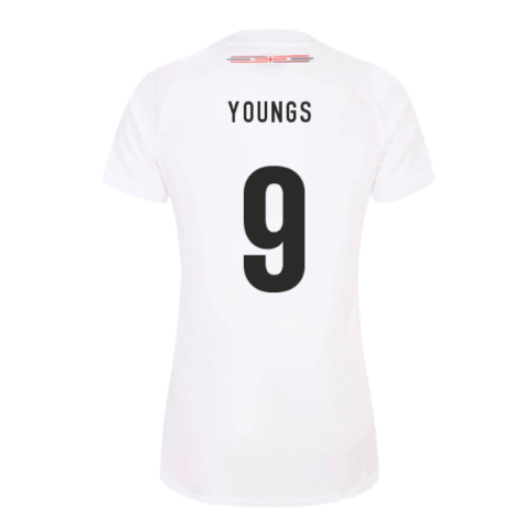 2023-2024 England Rugby Home Replica Shirt (Womens) (Youngs 9)