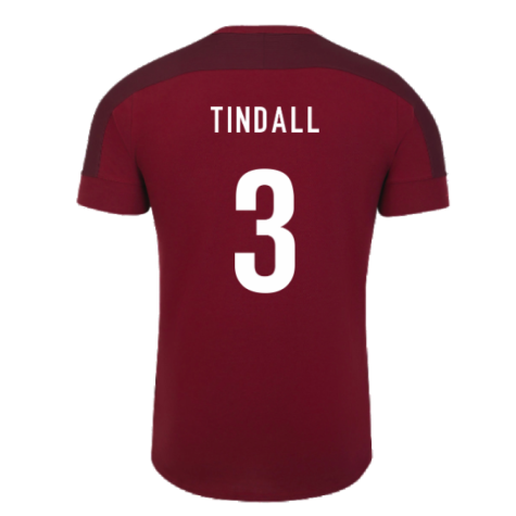 2023-2024 England Rugby Presentation T-Shirt (Tibetan Red) (Tindall 3)