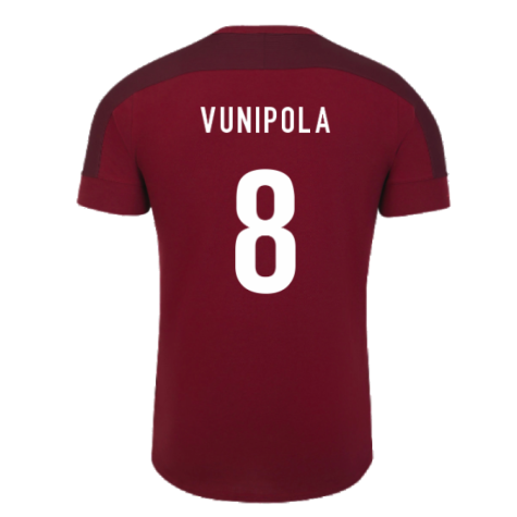 2023-2024 England Rugby Presentation T-Shirt (Tibetan Red) (Vunipola 8)