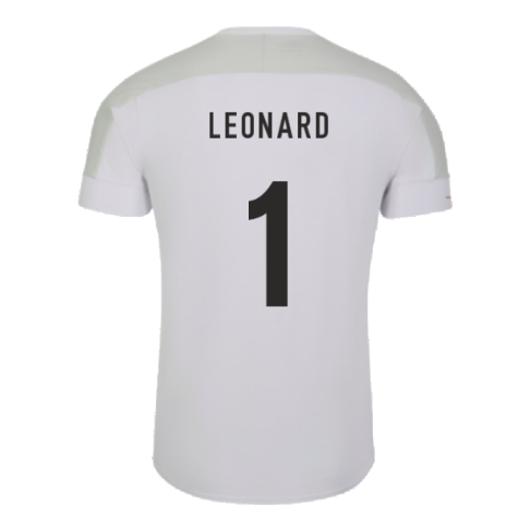 2023-2024 England Rugby Presentation Tee (White) (Leonard 1)