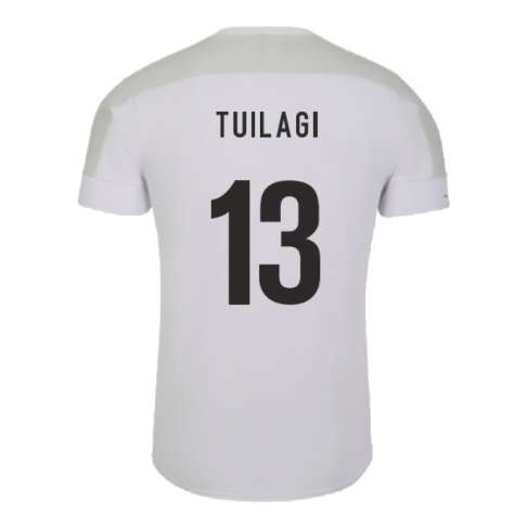 2023-2024 England Rugby Presentation Tee (White) (Tuilagi 13)