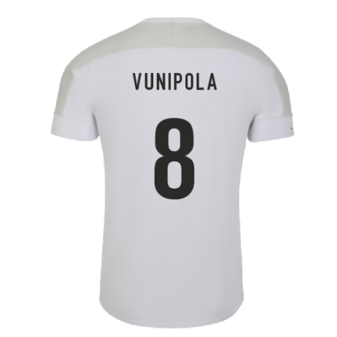 2023-2024 England Rugby Presentation Tee (White) (Vunipola 8)