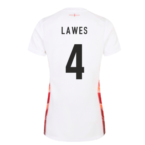 2023-2024 England Rugby Red Roses Rugby Jersey (Ladies) (Lawes 4)