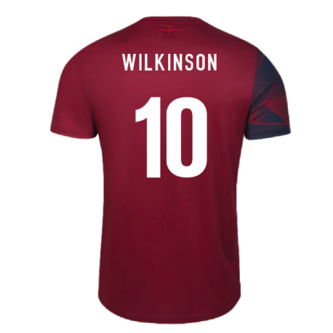 2023-2024 England Rugby Warm Up Jersey (Navy Blazer) (Wilkinson 10)