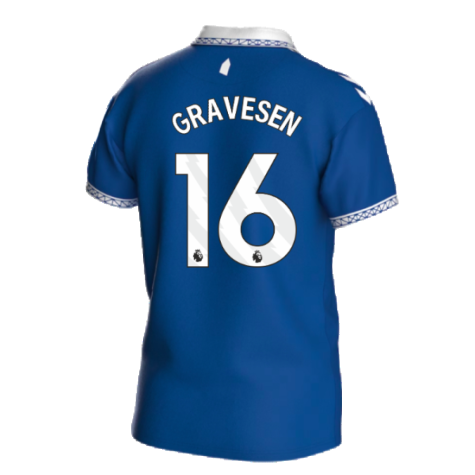 2023-2024 Everton Home Shirt (GRAVESEN 16)