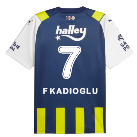 2023-2024 Fenerbahce Home Shirt (F KADIOGLU 7)