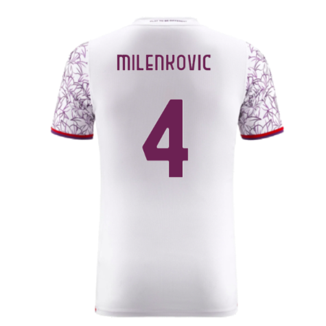 2023-2024 Fiorentina Authentic Pro Away Shirt (Milenkovic 4)