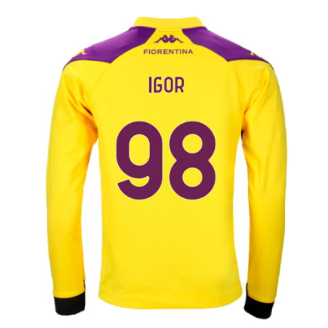 2023-2024 Fiorentina Half Zip Training Top (Yellow) (Igor 98)