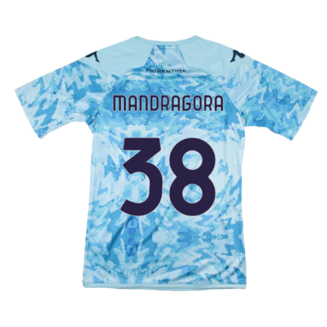 2023-2024 Fiorentina Pre-Match Shirt (Blue) (Mandragora 38)