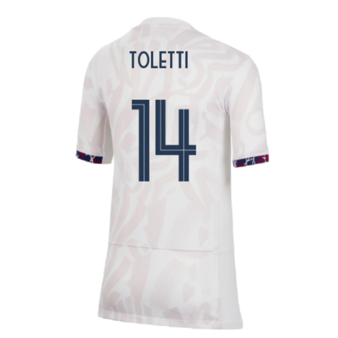 2023-2024 France WWC Away Shirt (Kids) (Toletti 14)