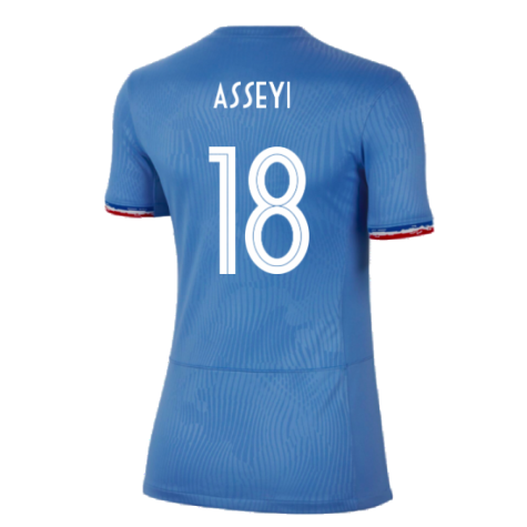 2023-2024 France WWC Home Shirt (Ladies) (Asseyi 18)