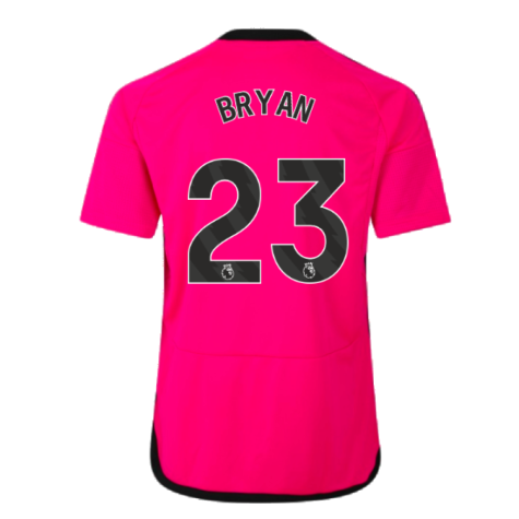 2023-2024 Fulham Away Shirt (Kids) (Bryan 23)