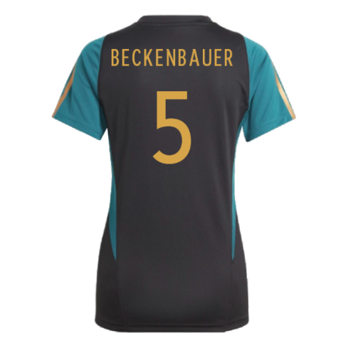 2023-2024 Germany Training Shirt (Black) - Ladies (BECKENBAUER 5)