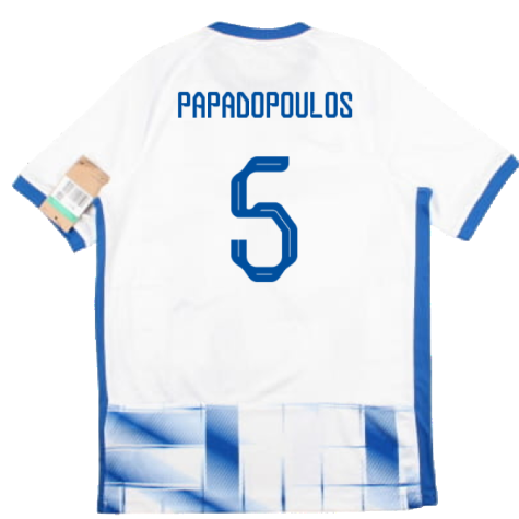 2023-2024 Greece Home Shirt (Kids) (PAPADOPOULOS 5)