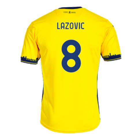 2023-2024 Hellas Verona Away Shirt (LAZOVIC 8)