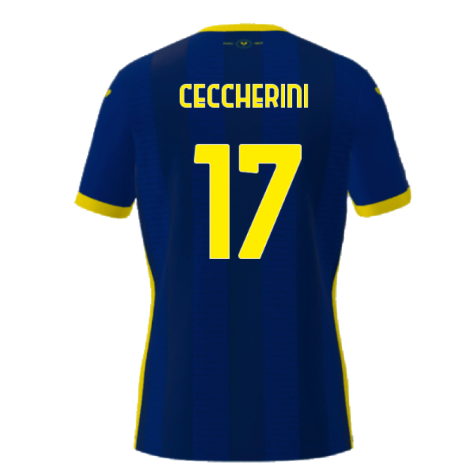 2023-2024 Hellas Verona Home Replica Shirt (CECCHERINI 17)