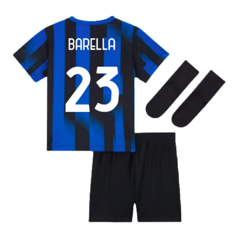 2023-2024 Inter Milan Home Baby Kit (Barella 23)