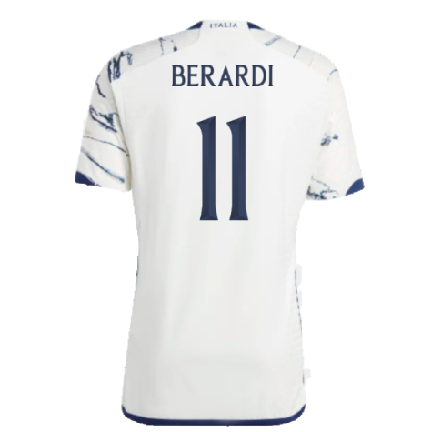 2023-2024 Italy Authentic Away Shirt (BERARDI 11)