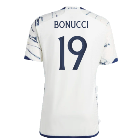 2023-2024 Italy Authentic Away Shirt (BONUCCI 19)