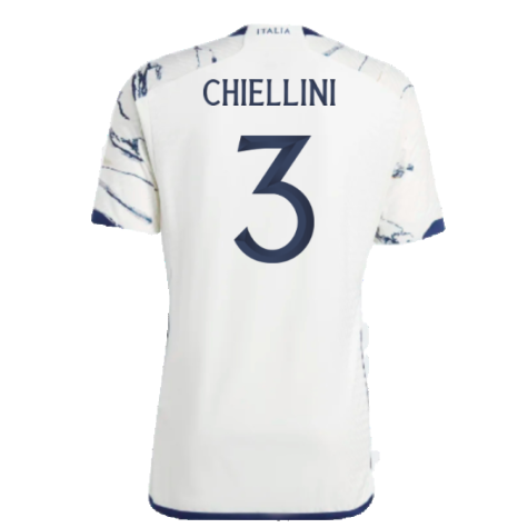 2023-2024 Italy Authentic Away Shirt (CHIELLINI 3)
