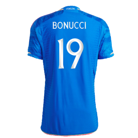 2023-2024 Italy Authentic Home Shirt (BONUCCI 19)