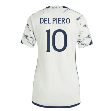 2023-2024 Italy Away Shirt (Ladies) (DEL PIERO 10)