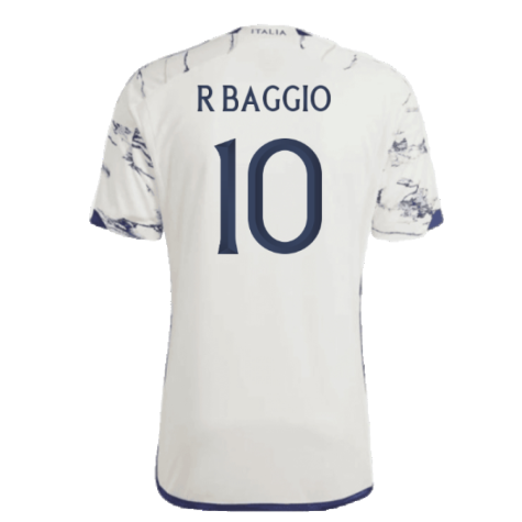 2023-2024 Italy Away Shirt (R BAGGIO 10)