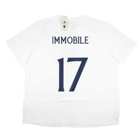 2023-2024 Italy DNA Graphic Tee (White) (IMMOBILE 17)