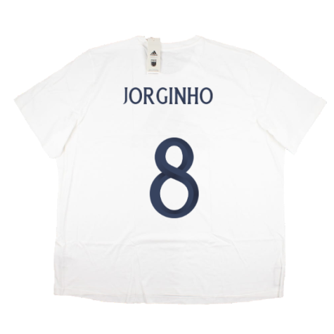 2023-2024 Italy DNA Graphic Tee (White) (JORGINHO 8)