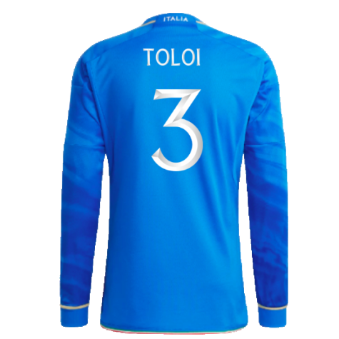 2023-2024 Italy Home Long Sleeve Shirt (TOLOI 3)