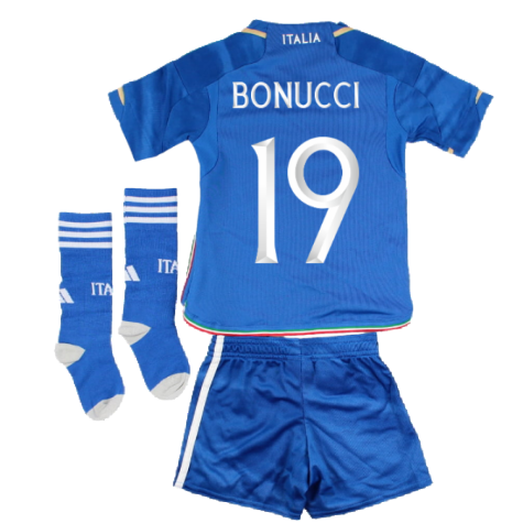 2023-2024 Italy Home Mini Kit (BONUCCI 19)