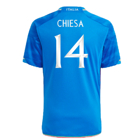 2023-2024 Italy Home Shirt (Kids) (CHIESA 14)