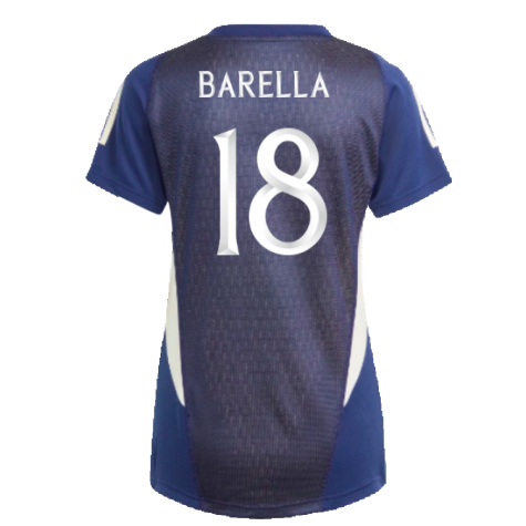 2023-2024 Italy Tiro Pro Jersey (Dark Blue) (BARELLA 18)