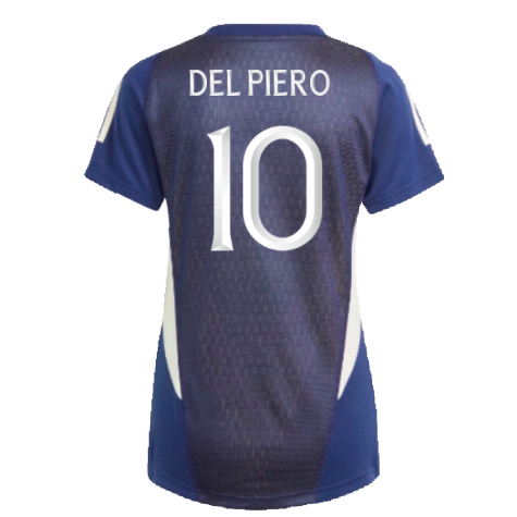 2023-2024 Italy Tiro Pro Jersey (Dark Blue) (DEL PIERO 10)