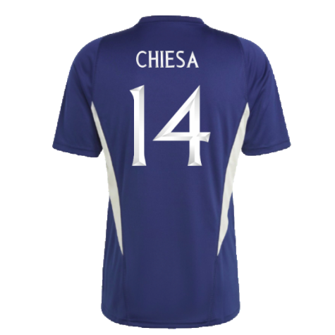 2023-2024 Italy Training Jersey (Dark Blue) (CHIESA 14)