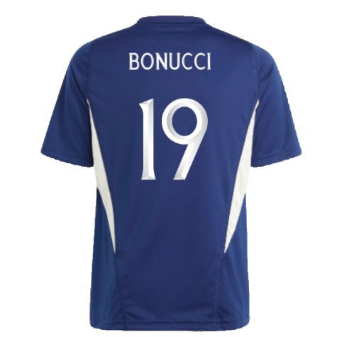 2023-2024 Italy Training Jersey (Dark Blue) - Kids (BONUCCI 19)